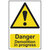 Scan 4106 Danger Demolition In Progress - PVC 400 x 600mm