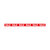 Sticker XXL / Promotional Sticker / Display Window Sticker | white film, self-adhesive red / white red SALE