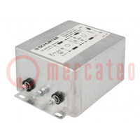 Filter: Entstörkondensator; 250VAC; Cx: 1uF; Cy: 10nF; 0,6mH; 2,5mΩ