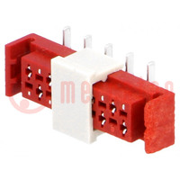 Wire-board; socket; female; PIN: 10; SMT; on PCBs; 30V; 1A; -40÷105°C