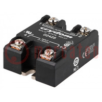 Relay: solid state; Ucntrl: 3÷32VDC; 25A; 24÷280VAC; 1-phase; IP00