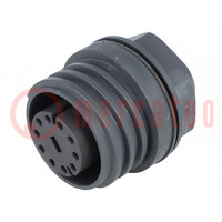 Connector: circular; socket; female; PIN: 10; EXPlora; IP68; UL94V-0