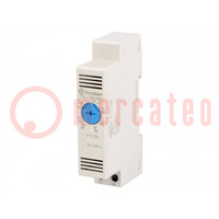 Sensor: thermostat; NO; 10A; 250VAC; screw terminals; 7±4 K; IP20