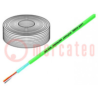 Wire; UNITRONIC® BUS PB PE FC; 1x2x0.64mm2; solid; Cu; PE; black