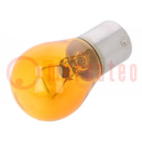 Filament lamp: automotive; BAU15S; orange; 12V; 21W; VISIONPRO