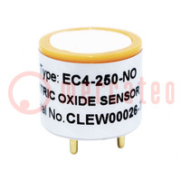 Sensor: gas; óxido nítrico (NO); Campo: 0÷250ppm