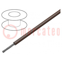 Wire; stranded; Cu; 8AWG; PVC; brown; 600V; CPR: no classification