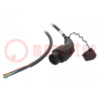 Cable: eMobility; 1x0,5mm2,5x6mm2; 480V; 24,4kW; IP44; GB/T,cables
