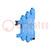 Socket; 6A; for DIN rail mounting; spring clamps; -40÷70°C; IP20