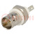 Socket; BNC; female; insulated,with mounting nut,with washer