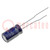 Kondensator: elektrolytisch; THT; 470uF; 10VDC; Ø6,3x11mm; ±20%