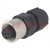Plug; M12; PIN: 5; female; A code-DeviceNet / CANopen; for cable