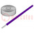 Leitungen; LiY; Line; Cu; 0,25mm2; PVC; violett; 900V; 250m; Klasse: 5
