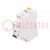 RCBO breaker; Inom: 25A; Ires: 30mA; Max surge current: 250A; IP20