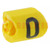 Markeringen; Aanduiding: 0; 1÷3mm; PVC; geel; -65÷105°C; doorsteek