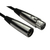 Cables Direct 2XLR-SV010 audio cable 1 m XLR (3-pin) Black, Silver