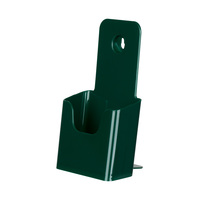 Prospekthalter / Wandprospekthalter / Prospekthänger / Tisch-Prospektständer / Prospekthalter „Color“ | zielony 1/3 A4 40 mm