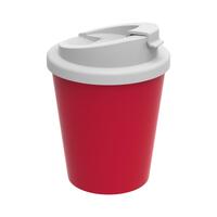 Artikelbild Kaffeebecher "Premium Deluxe" small, standard-rot/weiß