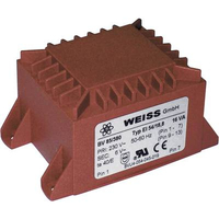 WEISS ELEKTROTECHNIK 85/384 TRANSFORMATEUR POUR CIRCUITS IMPRIMÉS 1 X 230 V 1 X 18 V/AC 16 VA 889 MA