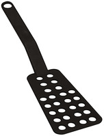Pfannenwender für Antihaftpfanne; 28x6.5 cm (LxB); schwarz; rechteckig
