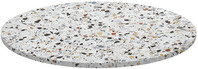 Tischplatte Maliana rund; 100 cm (Ø); terrazzo; rund