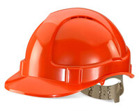 Beeswift Comfort Vented Safety Helmet Orange