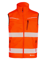 Beeswift BSD31 Hi Visibility ORANGE SOFT SHELL BODYWARMER XXXL