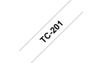 TC-Schriftbandkassetten TC-201,schwarz auf weiß
