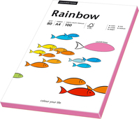 Rainbow 88043184 Kunstdruckpapier Kunstpapier 100 Blätter