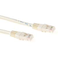 ACT 1.00m Cat6a UTP cable de red Marfil 1 m U/UTP (UTP)