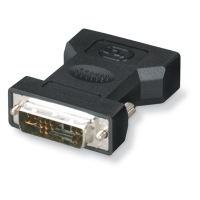 Black Box FA461 adattatore per inversione del genere dei cavi DVI-I VGA HD15 Nero