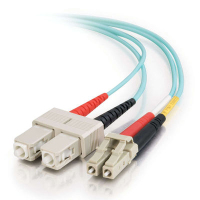 C2G 85515 InfiniBand/fibre optic cable 3 m SC OFNR Turkoois