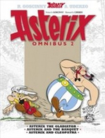 ISBN Asterix Omnibus 2 : Asterix The Gladiator, Asterix and The Banquet, Asterix and Cleopatra libro Cómics y novelas gráficas Inglés 156 páginas