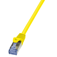 LogiLink 1m Cat.6A 10G S/FTP câble de réseau Jaune Cat6a S/FTP (S-STP)