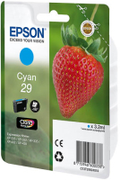 Epson Strawberry 29 C Druckerpatrone Original Standardertrag Cyan