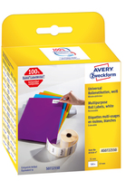 Avery AS0722550 öntapadós címke Téglalap alakú Eltávolítható Fehér 500 dB