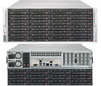 Supermicro SuperStorage Server 5049P-E1CTR36L Intel C622 LGA 3647 (Socket P) Rack (4U) Schwarz