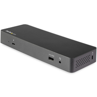StarTech.com Thunderbolt 3 Dock w/ USB-C Compatibility - Dual Monitor 4K60Hz DisplayPort Laptop Docking Station - 60W PD, GbE, 5x USB Hub - TB3 / USB 3.1 Gen 2 10Gbps Dock - Win...
