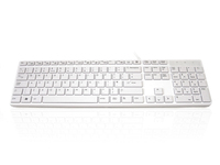 Accuratus 301 keyboard USB QWERTY UK English White