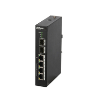 Dahua Technology PFS3206-4P-96 łącza sieciowe Zarządzany L2 Fast Ethernet (10/100) Obsługa PoE Czarny