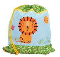 Funki Happy Lion Rucksack Kordelzugbeutel Mehrfarbig