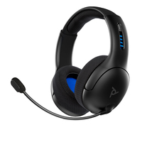 PDP LVL50 Headset Draadloos Hoofdband Gamen Zwart