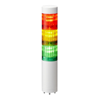 PATLITE LR4-302WJNW-RYG luz para alarma Fijo Ámbar/Verde/Rojo LED