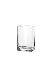 LEONARDO Lucca Vase Vase in quadratischer Form Glas Transparent