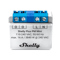 Shelly PLUS PM Mini power relay Wit