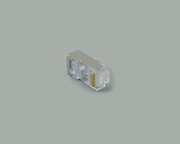 BKL Electronic 143043 wire connector 8P/8C RJ45 Transparent