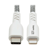 Tripp Lite M102-010-HD Heavy-Duty USB-C to Lightning Sync/Charge Cable, MFi Certified - M/M, USB 2.0, 10 ft. (3.05 m)