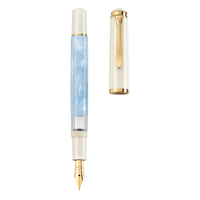 Pelikan Classic M200 stylo-plume Système de remplissage cartouche Bleu, Or, Perle 1 pièce(s)
