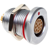 Camdenboss CCM3S1/12 conector Circular Plata