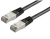 ROLINE S/FTP (PiMF) Patch Cord Cat.6, black 7.0m hálózati kábel Fekete